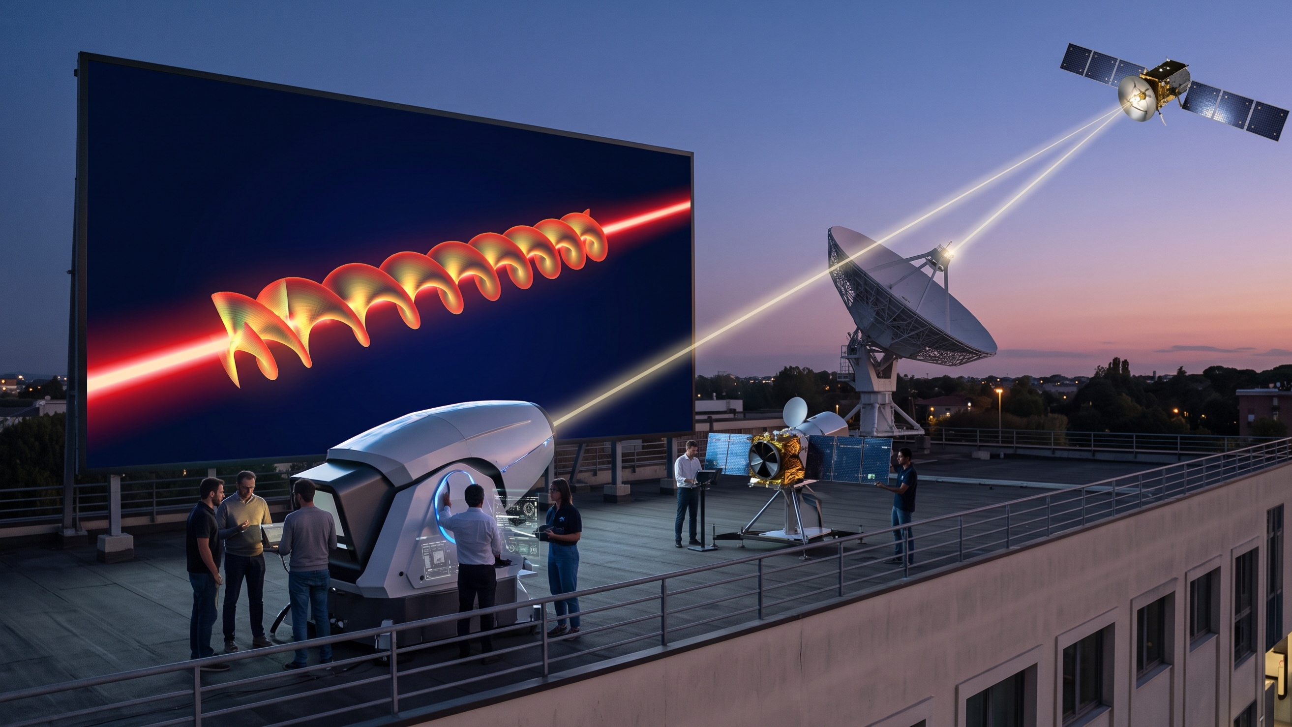 Space-tech in satellite optical communications